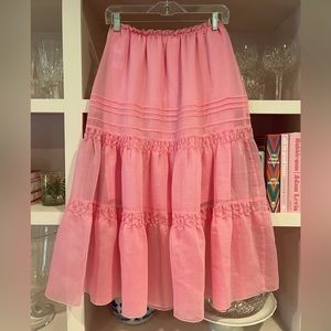 See by Chloe pink tulle skirt
